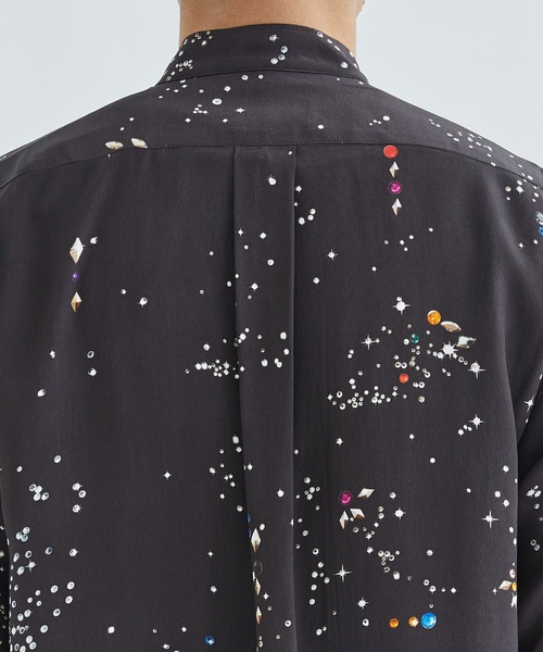 MASU | 【MASU/エムエーエスユー】ZIP-UP GALAXY SILK SHIRT - Buyee