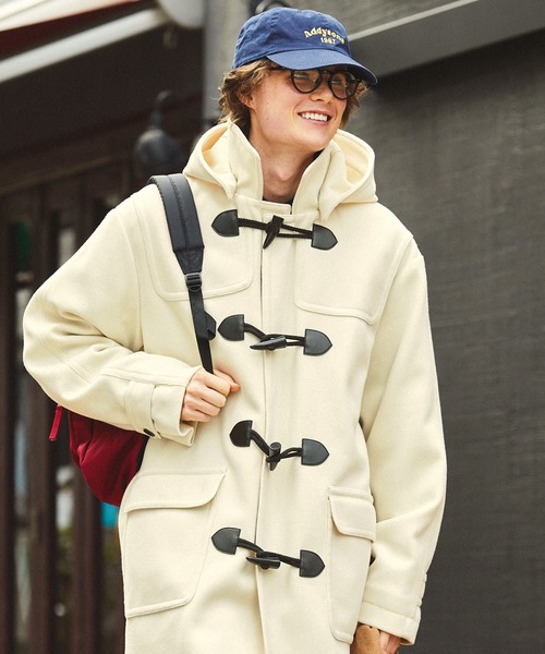 EMMA CLOTHES | 2WAYメルトンロングダッフルコート EMMA CLOTHES