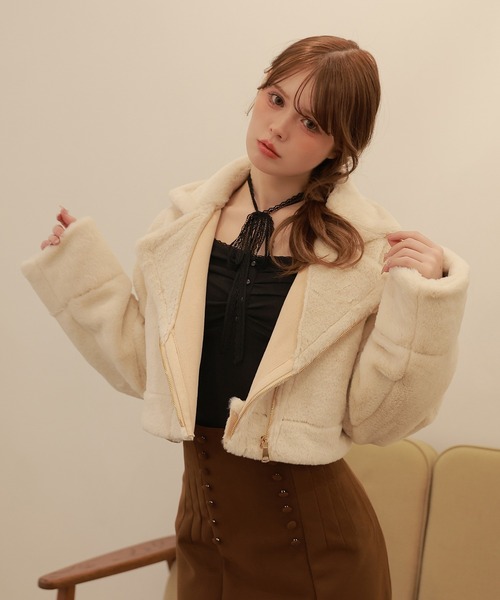 M DOLLY | *M DOLLY original* reversible mouton jacket 