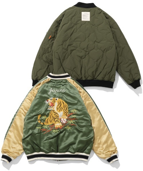 クリフメイヤー　リバーシブルスカジャン KRIFF MAYER（クリフメイヤー） MA-1 スカジャン リバーシブル