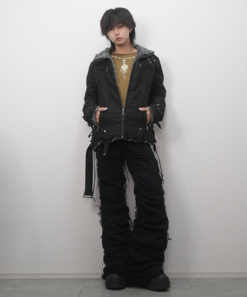 GRANCY | 【GRANCY】Print Design Sheer Knit / プリントデザイン