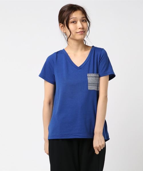 Kobe Lettuce 選べる3柄 胸ポケットvネックカットソーtシャツ トップス レディース 半袖 C2669 神戸レタス Buyee Ein Proxy Kaufservice Fur Japanische Online Shops Shoppen Sie Bei Zozotown