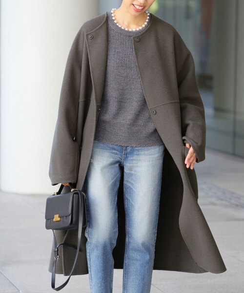 IENA | ノーカラーコート - Buyee, an Online Proxy Shopping Service