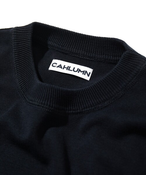 トップス CAHLUMN Silk Cotton Long Sleeve T-Shirt CAHLUMN | CAHLUMN/カウラム Silk Cotton Long Sleeve T-Shirt/シルク