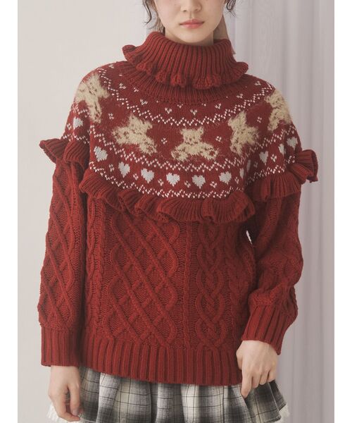MERRY JENNY | bear yoke knit tops - Buyee, an Online Proxy