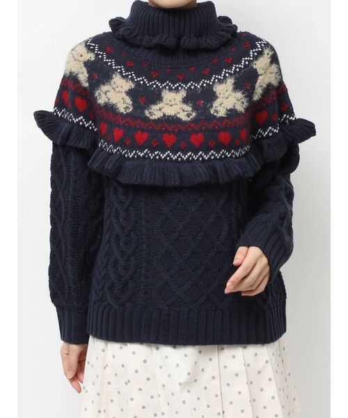 MERRY JENNY | bear yoke knit tops - Buyee, an Online Proxy