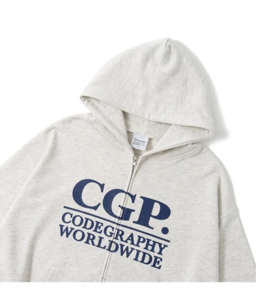 CODEGRAPHY | Square Logo Zip Hoodie - Buyee, an Online Proxy