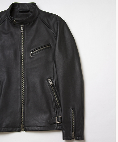 美品✨ジャックローズ　ラムレザー　シングルライダースジャケット　XL 黒 JACKROSE | ラムレザーシングルライダース - Buyee, an Online