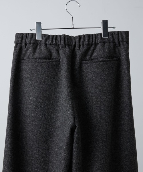 【CLEL】ウールブレンドヘリンボーンツイードジャケット/3Dパンツ XSサイズ CLEL】ウールブレンドヘリンボーンツイードジャケット/3Dパンツ XS