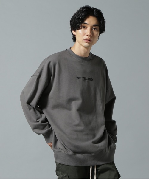 tシャツ 「WEB＆限定」WHITELAND/ホワイトランド/TOKYO CREWNECK SWEATSHIRTS レディース メンズ WHITELAND tシャツ 「WEB＆DEPOT限定」WHITELAND/ホワイトランド