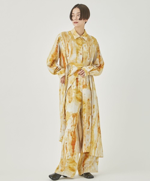 RUMCHE | 【RUMCHE/(ラム・シェ)】Earth Print Shirt Dress/アース 