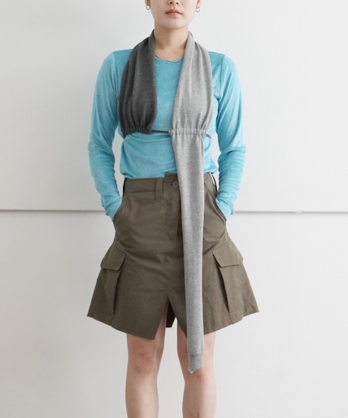 トップス kotohayokozawa Muffler bikini knit kotohayokozawa【コトハヨコザワ】muffler bikini knit 