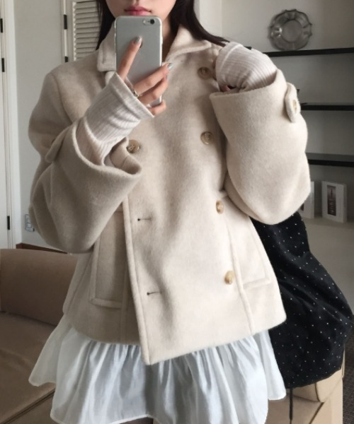 HENON. | GATHERING OVER COAT - Buyee, an Online Proxy Shopping