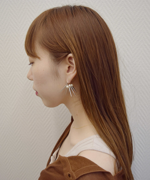 e.m. シルバー ピアス パール シルバー]パールピアス