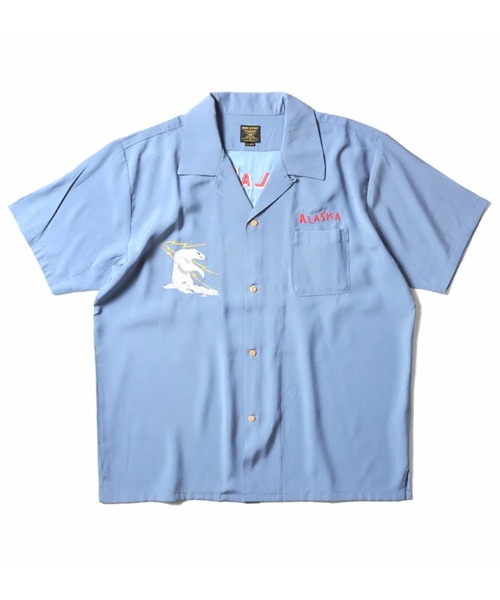 HOUSTON | ［HOUSTON ヒューストン］ALASKA EMB SOUVENIR S/S
