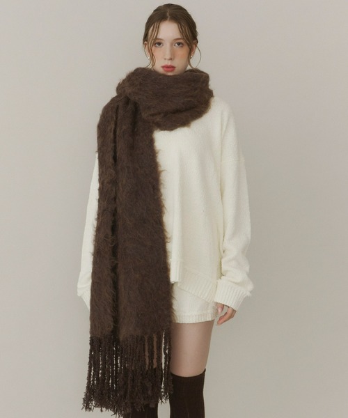 mideal オリジナルグリッターシャギーマフラー mideal公式通販 | マイ