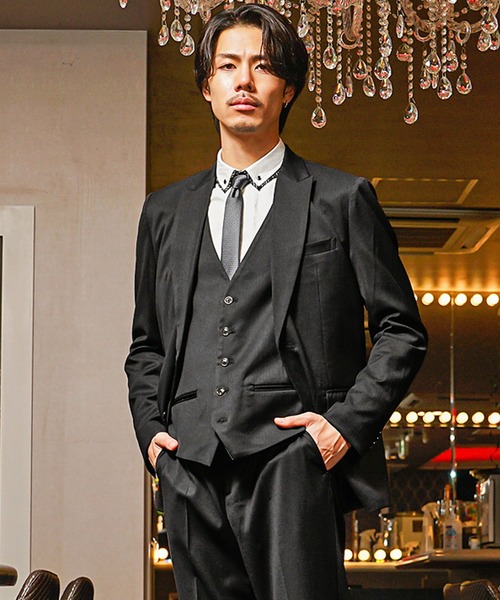 Henry アートプリント テーラードジャケットセットアップ