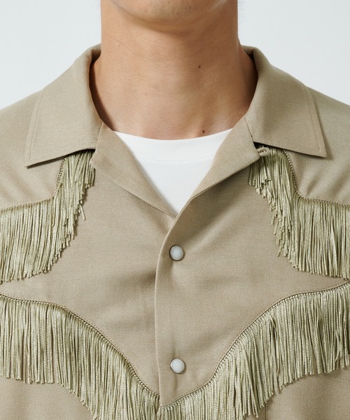 TOGA VIRILIS | Viyella fringe shirt - Buyee, an Online Proxy