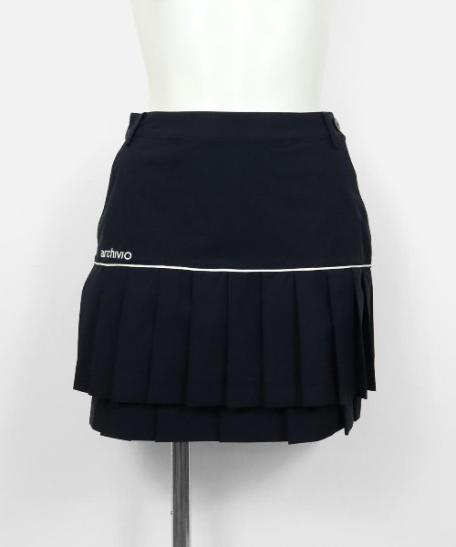 archivio ゴールド フリルスカート