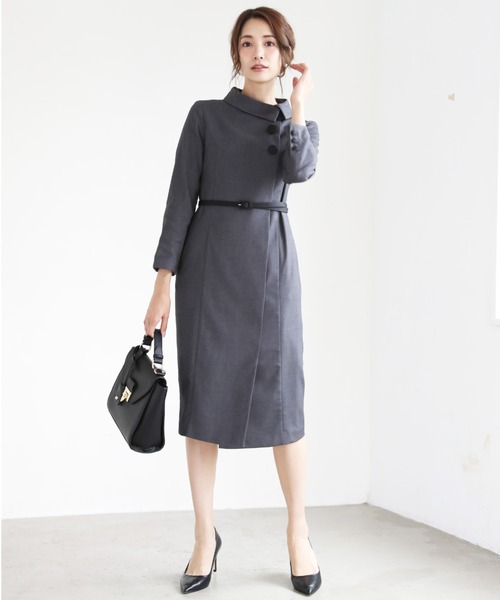 Dress Lab ラップワンピース フォーマルスーツ ベルト付き2点セット Buyee日本代购服务 于zozotown购物 Bot Online