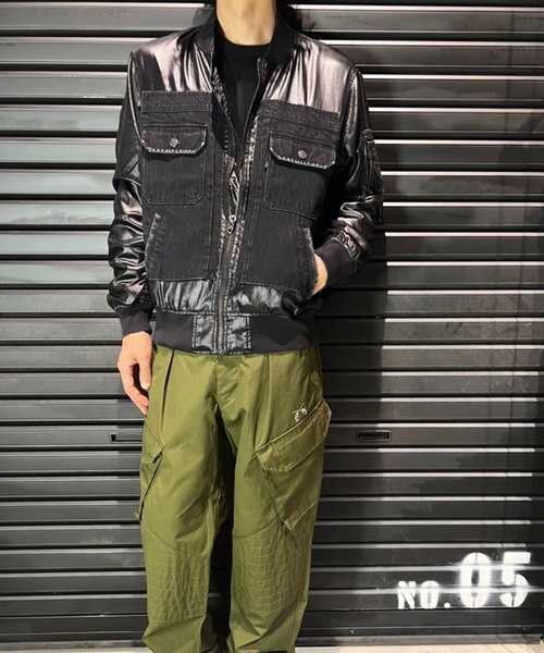 roarguns 牛革 アウター ROARGUNS | LEATHER SATIN JACKET - Buyee, an Online Proxy