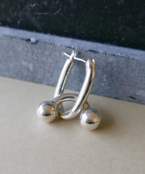 E.M. | SILVER925 スイングボールピアス/レディース/メンズ 24ss