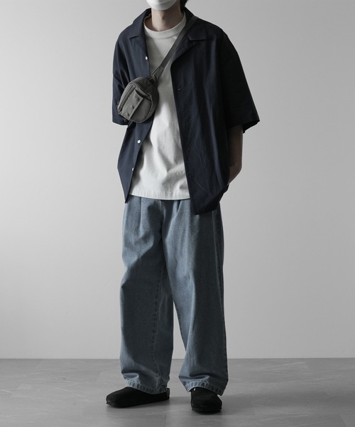 オーバーサイズ ruubon デニム RUUBON ルーボン の RUUBON 12 5oz wide denim jacket 12 5oz ワイドデニムジャケット デニムジャケット