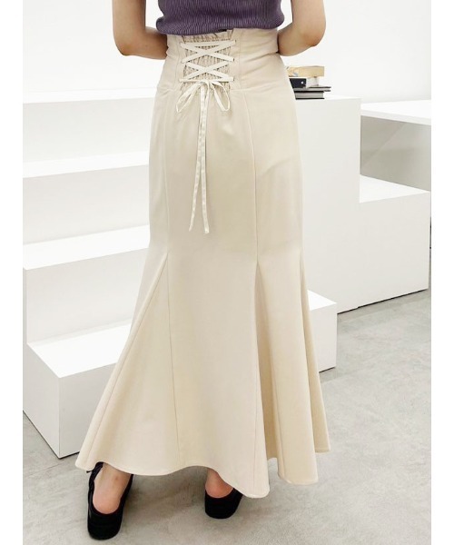 【JUNYA WATANABE】2006年オリーブ解体レース変形 フレアスカート JUNYA WATANABE】2006年オリーブ解体レース変形 フレアスカート