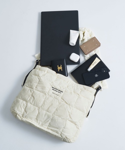 beautiful people/別注 PATTED SHOULDER BAG 毎回完売必須のコラボレーションbeautiful people × THE TOKYO