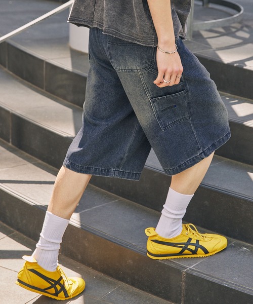 GRANCY | 【GRANCY】ButtonDesign Graphic WideDenimPants
