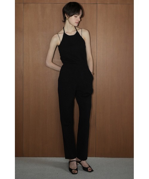 CLANE | CLANE/クラネ/HALTER NECK KNIT ALL IN ONE - Buyee, an