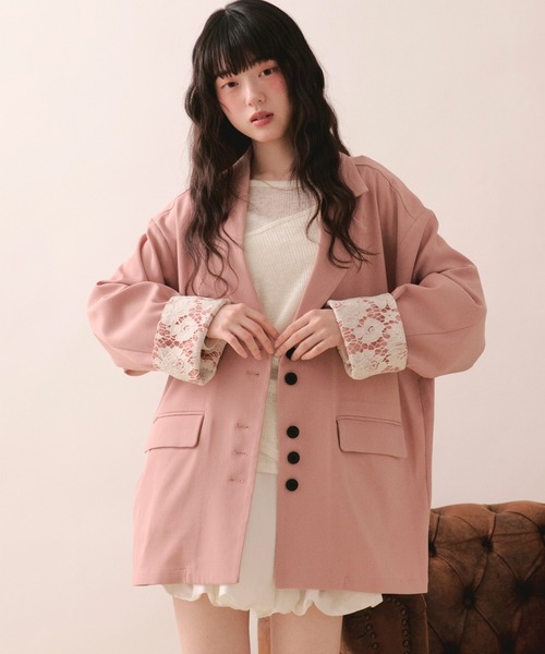 ジャケット・アウター loin nuit ribbon padding blouson ribbon padding blouson / リボンパディングブルゾン（ブルゾン