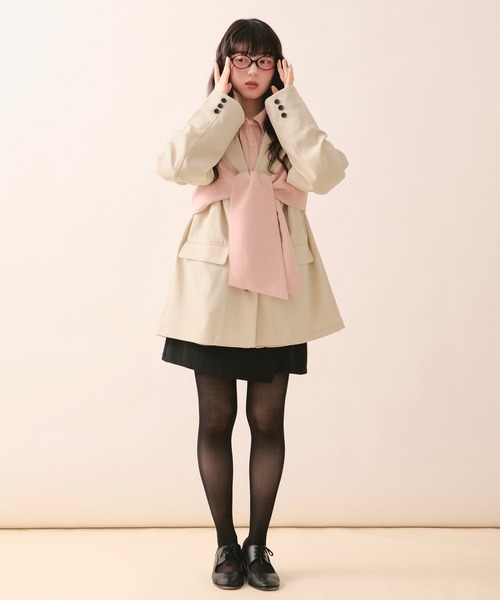 LOIN NUIT | nuance button lace jacket / ニュアンスボタンレース