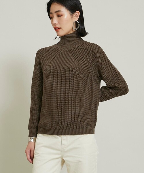 BATONER | 【BATONER(バトナー)】シグネチャータートルネックニット BN