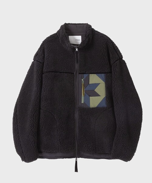 YOSHIOKUBO | 【yoshiokubo/ヨシオクボ】PATCHWORK PK BOA BLOUSON 