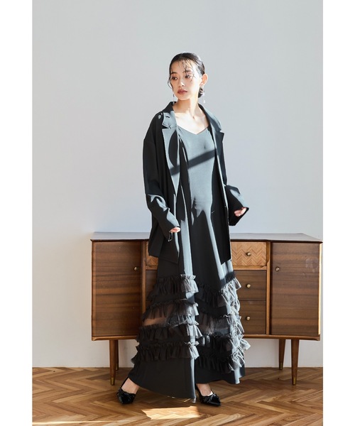 NIANA | トランスペアレントヘムセットアップドレス 2点セット