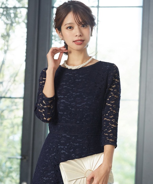 Girl パイピング総レースiライン結婚式ワンピース 二次会 成人式 同窓会 謝恩会 お呼ばれ対応フォーマルパーティードレス Buyee An Online Proxy Shopping Service Shop At Zozotown Bot Online