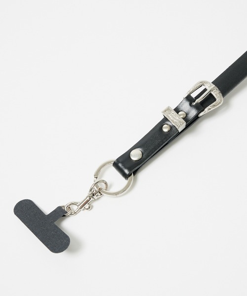 TOGA VIRILIS | 【TOGA VIRILIS】Leather braid phone handle strap