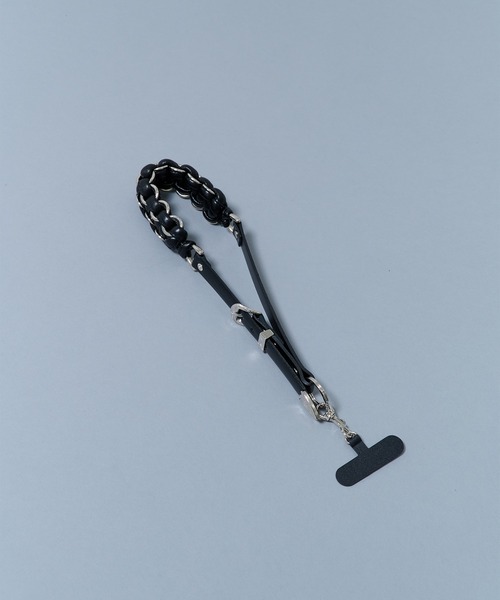 TOGA VIRILIS | 【TOGA VIRILIS】Leather braid phone handle strap