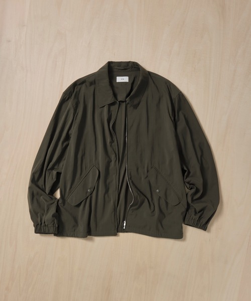 ATON | 【ATON/エイトン】MAT AIRLY NYLON FLIGHT JACKET - Buyee, an
