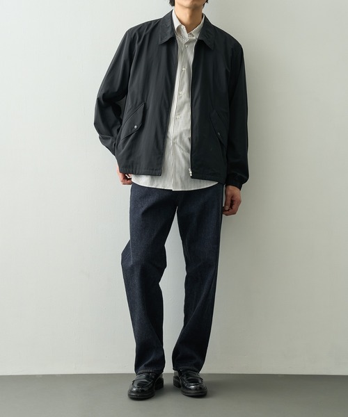 ATON | 【ATON/エイトン】MAT AIRLY NYLON FLIGHT JACKET - Buyee, an