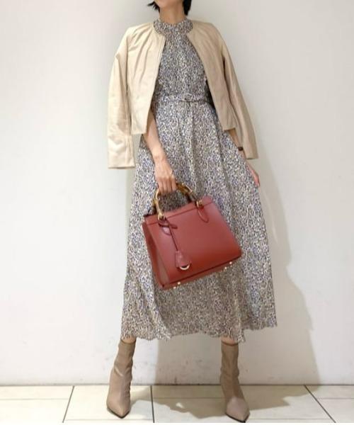 アルアバイル レザークルーネックジャケット ブラック ルルウィルビー