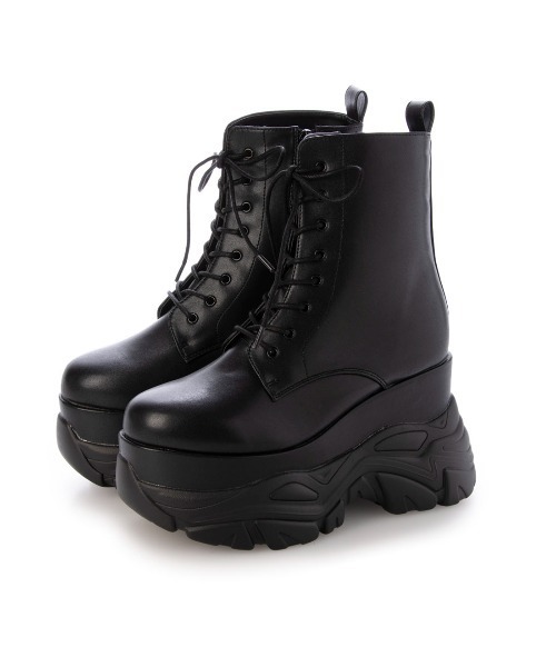 MAFMOF | Mafmof(マフモフ)10cm厚底ボリュームソールレースアップ