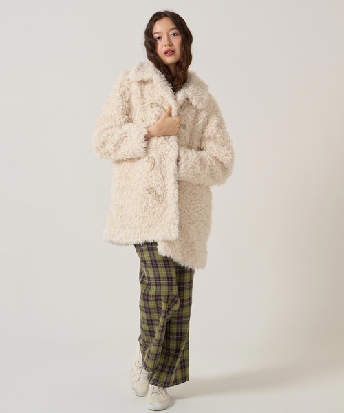 TINA：JOJUN フェイクファー ダッフルコート TINA：JOJUN | フェイクファー ダッフルコート TINA：JOJUN - Buyee