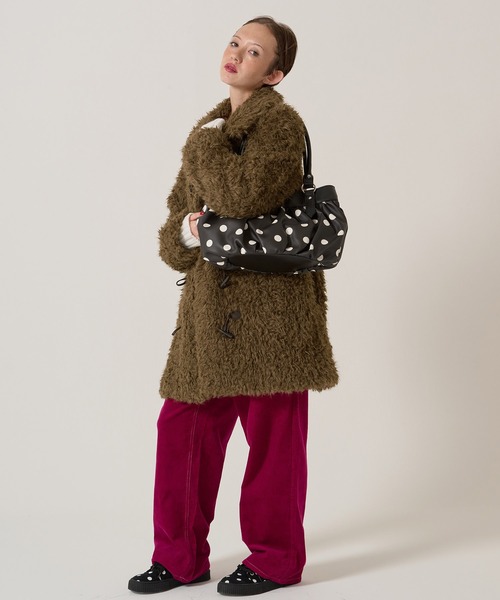 TINA：JOJUN | フェイクファー ダッフルコート TINA：JOJUN - Buyee