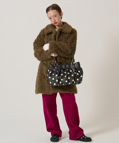 TINA：JOJUN | フェイクファー ダッフルコート TINA：JOJUN - Buyee