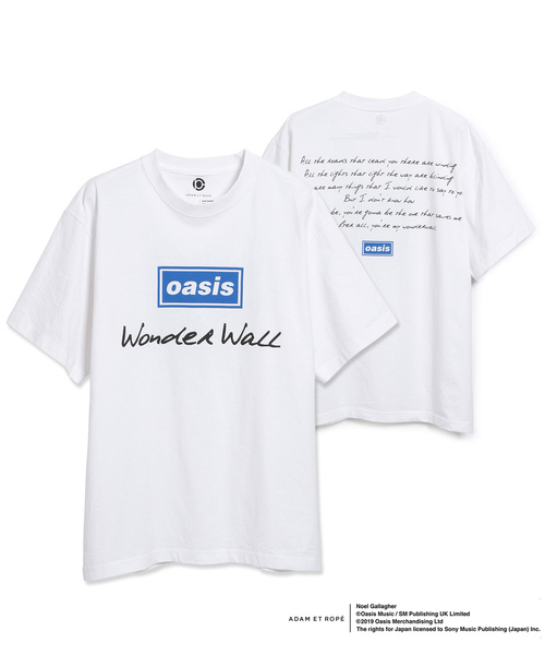 ADAM ET ROPE' | 【OASIS×ADAM ET ROPE'】SONG LYRICS T-shirt
