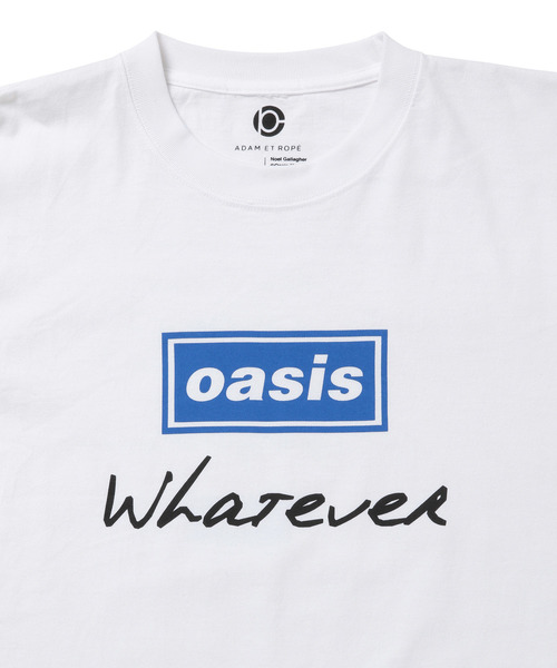 トップス Oasis ADAM ET ROPE WHATEVER ADAM ET ROPE' | 【OASIS×ADAM ET ROPE'】SONG LYRICS T-shirt/UNISEX