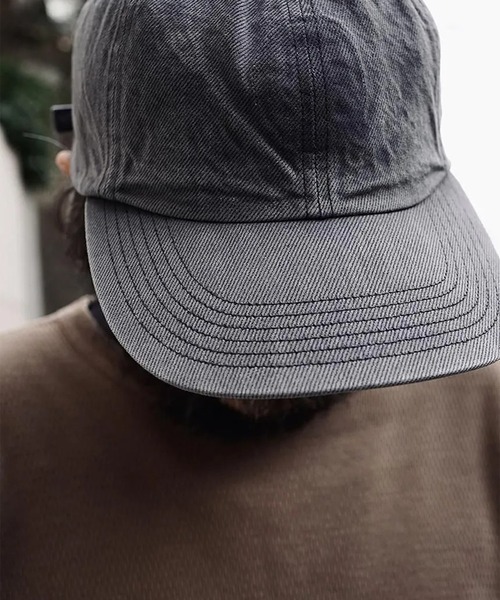 KIJIMA TAKAYUKI | 【KIJIMA TAKAYUKI】SLAB DENIM 6PANEL CAP - Buyee