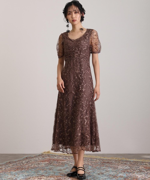 atlo】3wayオケージョンドレス フリル オフショル POURVOUS